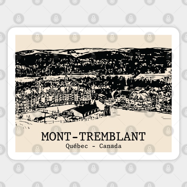 Mont-Tremblant - Québec Magnet by Lakeric